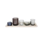 Plateau bougeoir rectangulaire tu
