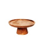 Plateau  gteau en bois de teck
