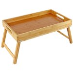 Plateau petit djeuner au lit en bambou 44x27x22. 5cm