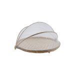 Plateau rond avec cloche filet 40 cm