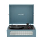 Platine vinyle portable avec bluetooth bleu ciel Platine vinyle portable avec bluetooth bleu ciel