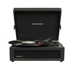 Platine vinyle portable avec bluetooth noir Platine vinyle portable avec bluetooth noir