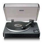 Platine vinyle avec transmission bluetooth en métal Platine vinyle avec transmission bluetooth en métal