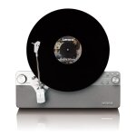 Platine vinyle verticale avec haut - parleurs intgrs et bluetooth
