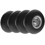 Pneus roues de remplacement alsage 16mm caoutchouc noir