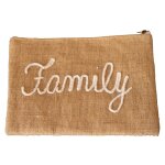 Pochette jute family jute naturel x 27 Pochette jute family jute naturel x 27