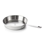 Poêle 24 cm en inox argent Poêle 24 cm en inox argent