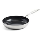 Poêle à frire 24 cm argent en céramique Poêle à frire 24 cm argent en céramique