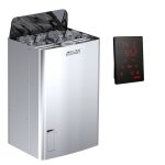 Pole en inox argent 4, 5kw avec unit de contrle
