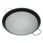 Pole  paella 46cm acier carbone gris
