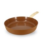 Po�le en rev�tement c�ramique 28cm noisette - tous feux