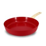 Pole en revtement cramique 28cm rouge - tous feux