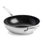 Pole wok 30 cm argent en inox