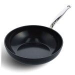 Pole wok barcelona pro 28 cm noir en cramique