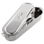 Poissonnire 500 mm en acier inoxydable avec gouttoir vogue