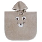 Poncho de bain enfant 4 / 8 ans sable taille unique (4 - 8 ans)