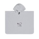 Poncho enfant 4 / 8 ans blanc taille unique (4 - 8 ans)