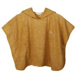 Poncho eponge 0 / 24 mois coton bio ambre Poncho eponge 0 / 24 mois coton bio ambre