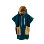 Poncho de plage enfant en coton velours petrol 05 / 08 ans