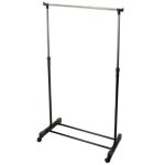 Portant vtements vestiaire extensible en hauteur 80x43x165cm
