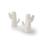 Porte - bijoux bton blanc (duo)