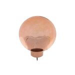 Porte - bougie dcoratif mural en fer bronze d16
