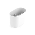 Porte brosse à dents, en mélamine blanc Porte brosse à dents, en mélamine blanc