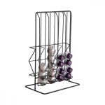 Porte - capsules à café métal noir h33cm Porte - capsules à café métal noir h33cm