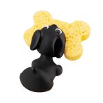 Porte ponge noir pvc 10 x 0 x 7 cm