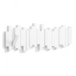 Porte manteau design mural sticks blanc Porte manteau design mural sticks blanc