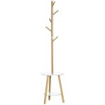 Porte - manteau design scandinave branches 5 patres 2 tagres