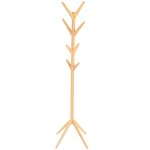 Porte manteaux sur pied arbre bambou 54x54x170cm