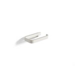 Porte - papier toilette en aluminium blanc