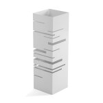 Porte - parapluie moderne en mtal blanc