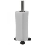 Porte rouleau essuie - tout métal inox ventouses Porte rouleau essuie - tout métal inox ventouses