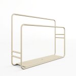 Porte - serviette de cuisine en acier beige, 32x23x18 cm Porte - serviette de cuisine en acier beige, 32x23x18 cm