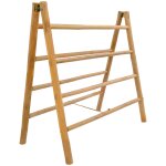 Porte serviette echelle en bois de bambou massif Porte serviette echelle en bois de bambou massif