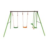 Portique acier vert 297 x 156 x 196 cm Portique acier vert 297 x 156 x 196 cm