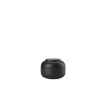 Pot en gr�s 7, 5cm noir
