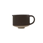 Pot � lait marron en gr�s h7, 3x12x9cm