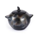 Pot en terre cuite noir Pot en terre cuite noir