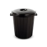 Poubelle 85l avec couvercle et verouillage
