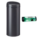 Poubelle cuisine automatique 45l et 10 sacs poubelle 50l