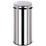Poubelle de cuisine automatique en acier inox avec seau 42l
