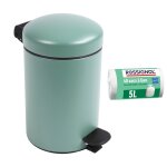 Poubelle salle de bain 3l et 40 sacs poubelle 5l Poubelle salle de bain 3l et 40 sacs poubelle 5l
