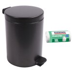 Poubelle salle de bain 5l et 25 sacs poubelle 10l Poubelle salle de bain 5l et 25 sacs poubelle 10l