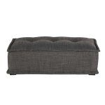 Pouf pour canap� modulable gris charbon