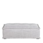 Pouf pour canap modulable gris clair chin