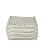 Pouf carré en coton à motifs multicolores Pouf carré en coton à motifs multicolores