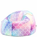 Pouf classique enfant intérieur extérieur à imprimé sirène Pouf classique enfant intérieur extérieur à imprimé sirène
